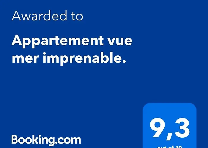 Appartement Vue Mer Imprenable.